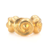 Hollow Form Vermeil Torc | A