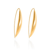 Crescent Pod Earrings Small