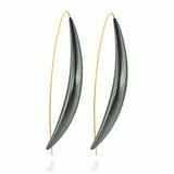 Crescent Pod Earrings Large
