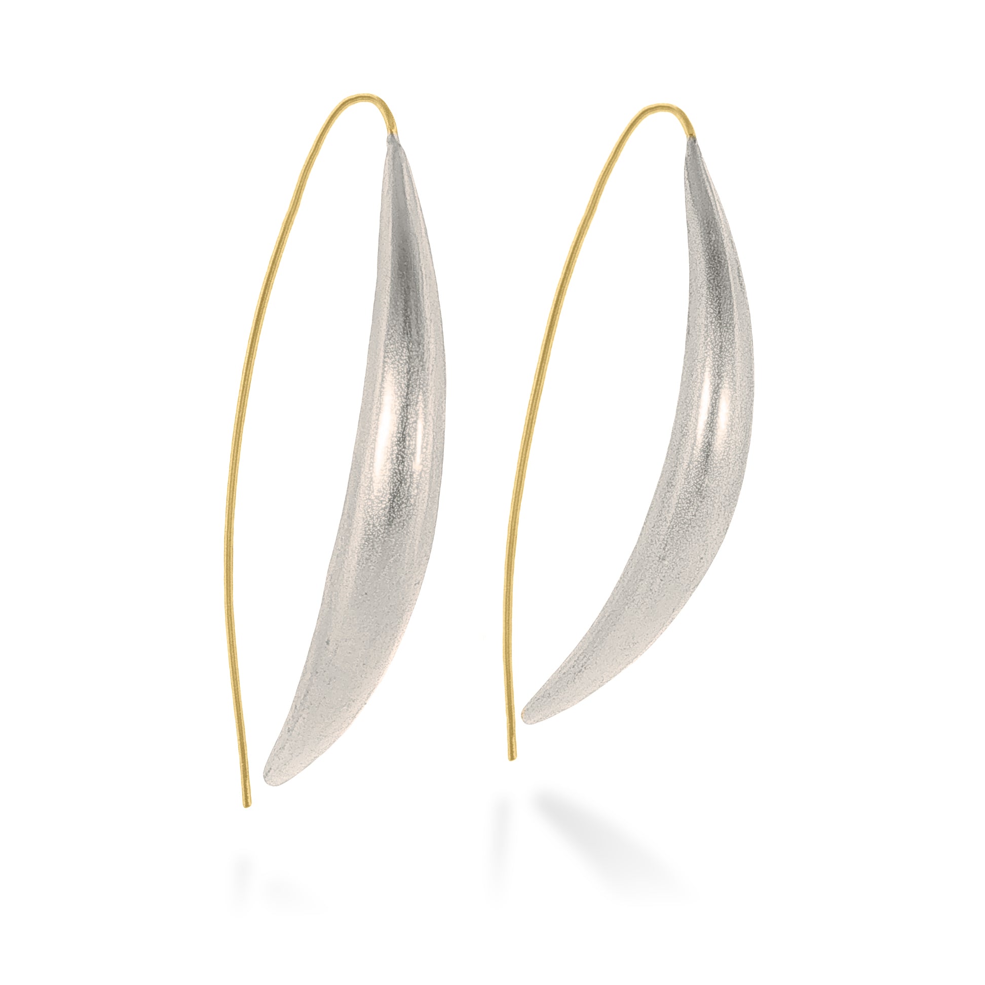Crescent Pod Earrings Medium