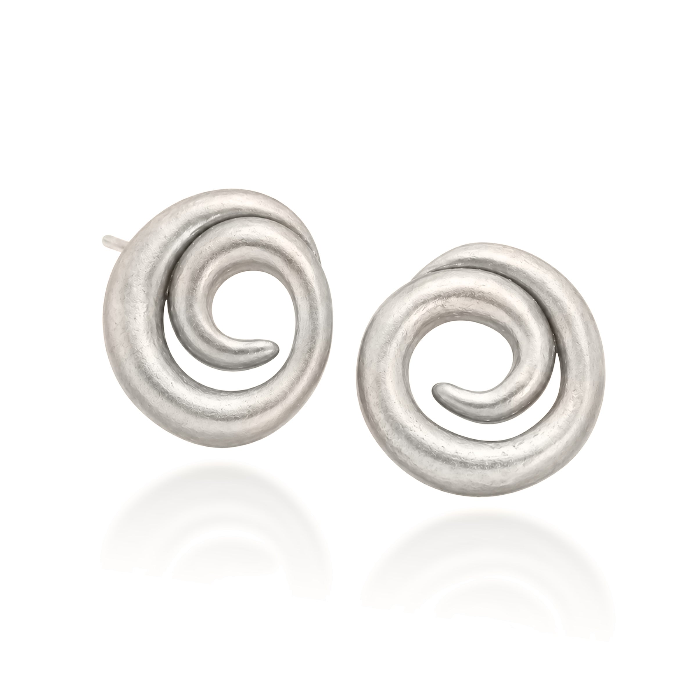 Spiral Stud Earrings