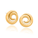 Spiral Stud Earrings