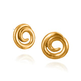 Spiral Stud Earrings