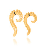 Beaded Scroll Double Sided Earrings