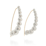 Crescent Bead Earring