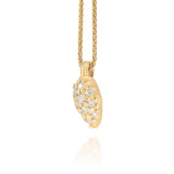 Delicate Pod Pavé Necklace