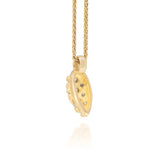 Delicate Pod Pavé Necklace