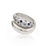 Double Crescent Pod Ring