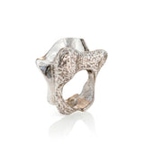 Textured Wave Ring