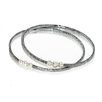 Bangles oxidized:silver shadow fixed