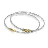 Bangles silver:gold shadow fixed