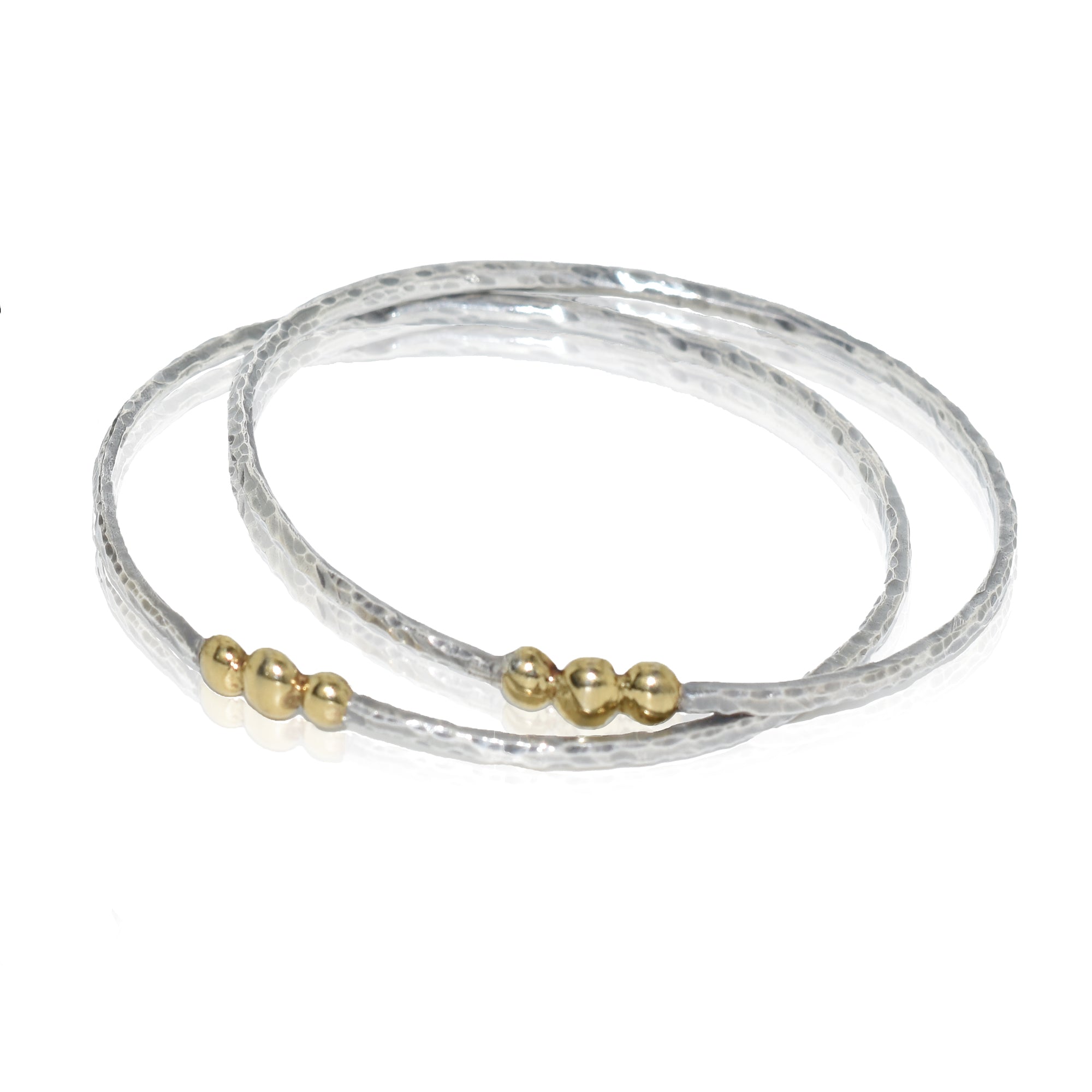 Bangles silver:gold shadow fixed