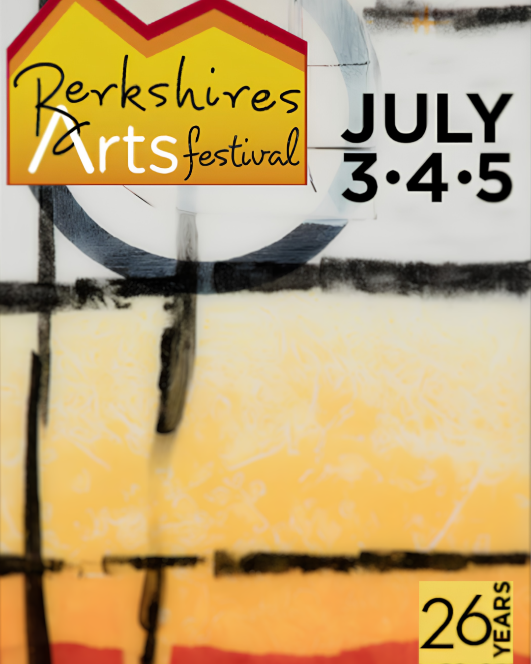 Flyer for Berkshires Arts Festival July 3-5