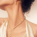 Contour Pod Pavé Necklace