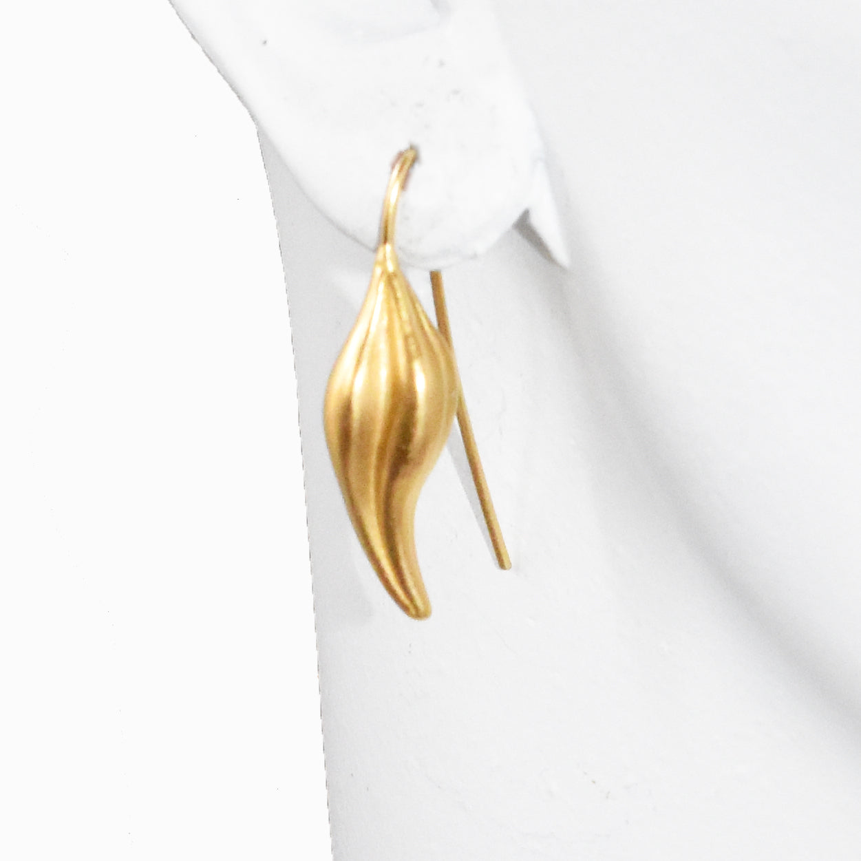 Small Gold Pod earrings
