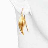 Small Gold Pod earrings
