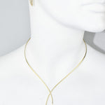 Twist necklace and Pod pave set
