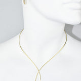 Twist necklace and Pod pave set